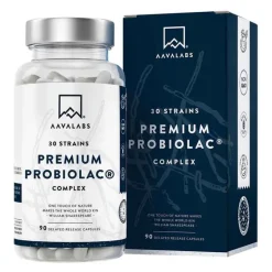 Aavalabs Bakterienkulturen-Premium Probiolac Komplex 30 Bakterienstämme, 90 St