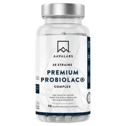 Aavalabs Bakterienkulturen-Premium Probiolac Komplex 30 Bakterienstämme, 90 St