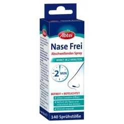 Abtei Nasenspray Allergie|Meerwasser Nasenspray-Nase Frei 2 Min abschwellendes Spray, 20 ml