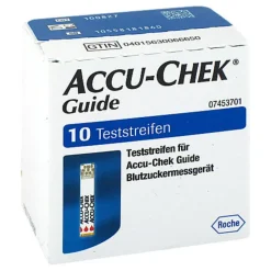 Accu Chek Blutzuckertests|Teststreifen-ACCU-CHEK® Guide Teststreifen, 1X10 St