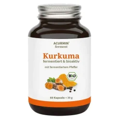 Acurmin Kurkuma Kapseln-Ferment Kurkuma Pfeffer Kapseln, 60 St