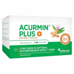Acurmin Kurkuma Kapseln-Plus Das Mizell-Curcuma Weichkapseln, 180 St