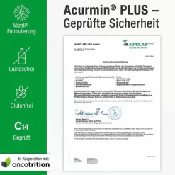 Acurmin Kurkuma Kapseln-Plus Das Mizell-Curcuma Weichkapseln, 180 St
