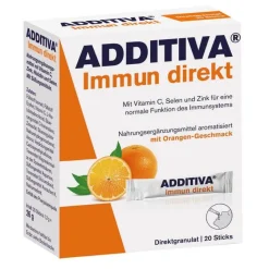 Additiva Zink|Vitamin C (Ascorbinsäure)-Immun direkt Sticks, 20 St