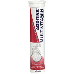 Additiva Multivitamine|Calcium-Multivitamin + Mineral Pfirsich R Brausetabletten, 20 St