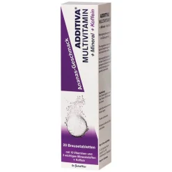 Additiva Multivitamine|Magnesium-Multivitamin + Mineral + Cofficinale Ananas R Brausetabletten, 20 St
