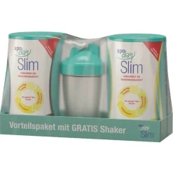 Apoday Eiweißdrink|Abnehmtabletten-Slim Vorteilspaket mit Shaker, 1 P