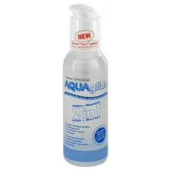 Aquaglide Gleitmittel-2in1 Gleit- und Massagemittel, 125 ml