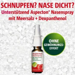 Aspecton Meerwasser Nasenspray|Schnupfen & Nasennebenhöhlen-® Nasenspray, 20 ml