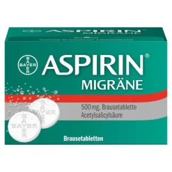 Aspirin Migräne Tabletten|Kopfschmerztabletten-Migräne Brausetabletten, 2X10 St
