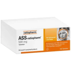 Best Ratiopharm ASS 500 mg Tabletten, 100 St