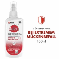 Autan Zeckenspray|Mückenspray-Defense Extreme Protection Pumpspray, 100 ml