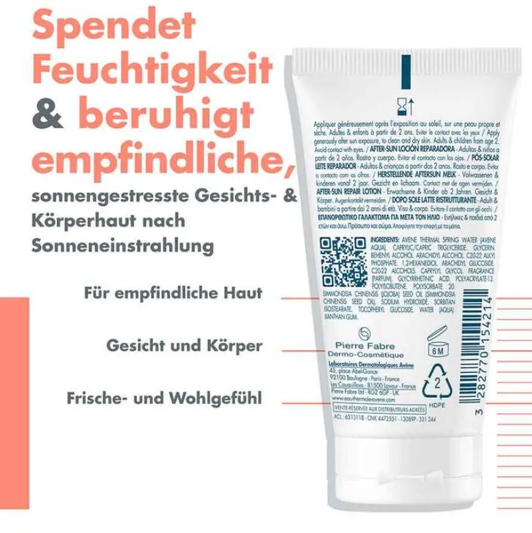Avene After Sun & Regeneration-After-Sun Repair Lotion, 200 ml