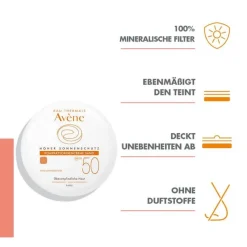 Avene Mineralische Sonnencreme|Lsf 50+-Kompaktsonnencreme sand SPF 50, 10 g