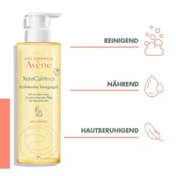 Avene Waschlotionen & Bäder|Trockene & Sensible Haut-XeraCalm A.D rückfettendes Reinigungsöl, 400 ml