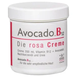 Avocado B12 Trockene & Sensible Haut|Psoriasis Pflegemittel-Creme, 200 ml