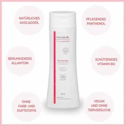 Avocado B12 Psoriasis Pflegemittel|Neurodermitis Basispflege-Duschpflege, 300 ml