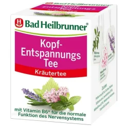Bad Heilbrunner Kräutertee-Kopf-Entspannungs Tee Filterbeutel, 8 St