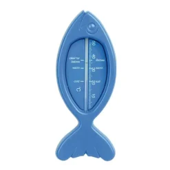 Badethermometer-Badethermometer Fisch blau 1, 1 St