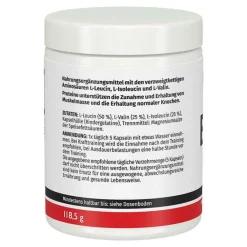 Aminosäuren|Aminosäuren-Bcaa 1.000 mg Megamax Kapseln, 100 St