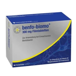 Biomo Vitamin B1 (Thiamin)-Benfo- 300 mg Filmtabletten, 60 St