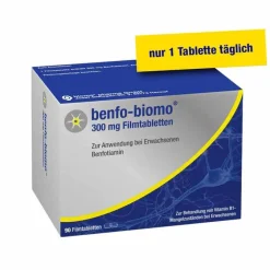 Biomo Vitamin B1 (Thiamin)-Benfo- 300 mg Filmtabletten, 60 St