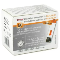 Beurer Blutzuckertests|Teststreifen-blutzucker-teststreifen GL44, GL50, GL50 evo, 50 St