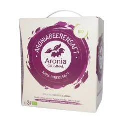 Aronia Original Säfte-Bio Aroniabeerensaft 100% Direktsaft, 3 l