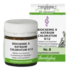 Best Bombastus Biochemie 8 Natrium chloratum D 12 Tabletten, 80 St