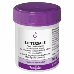 Bombastus Abführmittel-Bittersalz Pulver, 100 g