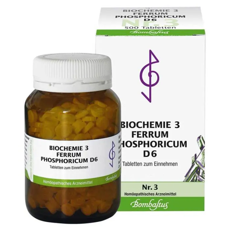 Online Bombastus Biochemie 3 Ferrum phosphoricum D 6, 500 St