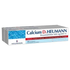 New Heumann Calcium D3 Brausetabletten 600 mg/400 I. E., 40 St