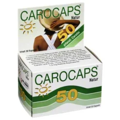 Carocaps Vitamin A (Retinol)|Carotin-50 Natur Kapseln, 30 St