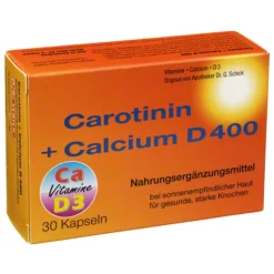 Dr. Schick Vitamin A (Retinol)-Carotinin + Calcium D 400 Kapseln, 30 St
