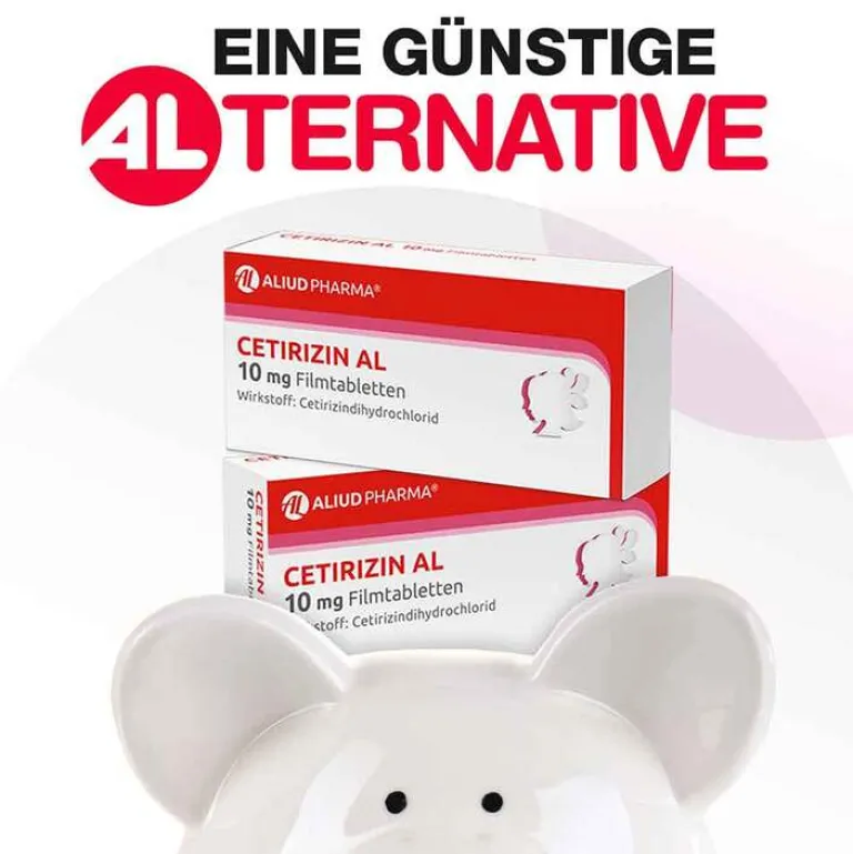 Aliud Pharma Allergie Medikamente|Cetirizin-CETIRIZIN AL 10 mg Filmtabletten, 20 St