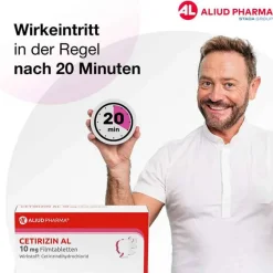 Aliud Pharma Allergie Medikamente|Cetirizin-CETIRIZIN AL 10 mg Filmtabletten, 50 St