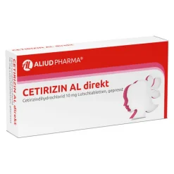 Aliud Pharma Allergie Medikamente|Cetirizin-CETIRIZIN AL direkt Lutschtabletten, 21 St