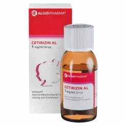 Aliud Pharma Allergie Medikamente|Cetirizin-CETIRIZIN AL 1mg/ml Sirup, 75 ml