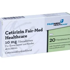 Outlet Fairmed Cetirizin Fair-Med Healthcare 10 mg Filmtabletten, 20 St
