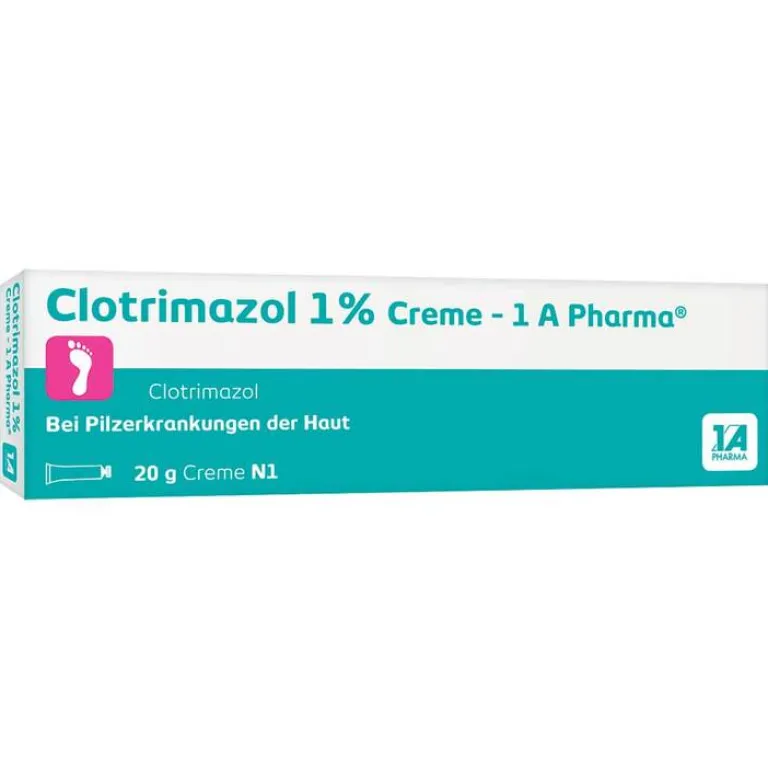 1A Pharma Hautpilz Creme-Clotrimazol 1% Creme 1A Phar, 20 g