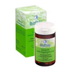 BioPräp L-Carnitin|Carnitin-Coenzym Q10 L Carnitin Combi 30mg + 180mg Kapseln, 90 St