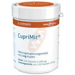 MSE Pharmazeutika Kupfer-Cuprimit Kapseln, 120 St