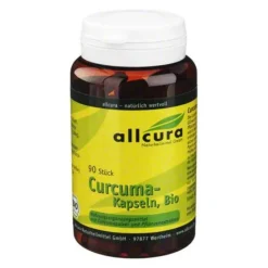 Allcura Kurkuma Kapseln|Sonstige Bio Produkte-Curcuma-Kapseln Bio, 90 St