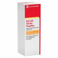 Aliud Pharma Vitamin K|Vitamin D (Colecalciferol)-D3 + K2 Vit AL 1000 I.E. / 50 µg Tropfen, 11.5 ml
