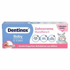 Dentinox Zahnpflege-Zahncreme Mundflora Baby, 30 ml
