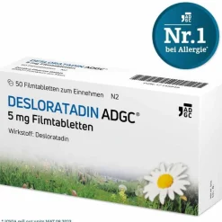 ADGC Desloratadin|Allergie Tabletten-Desloratadin- 5 mg Filmtabletten, 50 St