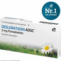 ADGC Desloratadin|Allergie Tabletten-Desloratadin- 5 mg Filmtabletten, 20 St