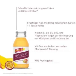 Best Dextro Energy Focus SHOT Mango-Maracuja, 60 ml