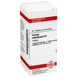 DHU F-Ferrum metallicum D 6 Tabletten, 80 St