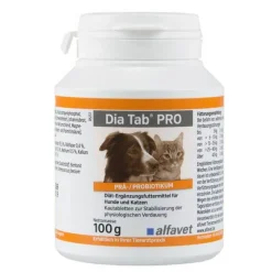 Alfavet Magen & Darm|Magen & Darm-Dia Tab Pro Kautabletten für Hunde und Katzen, 100 g